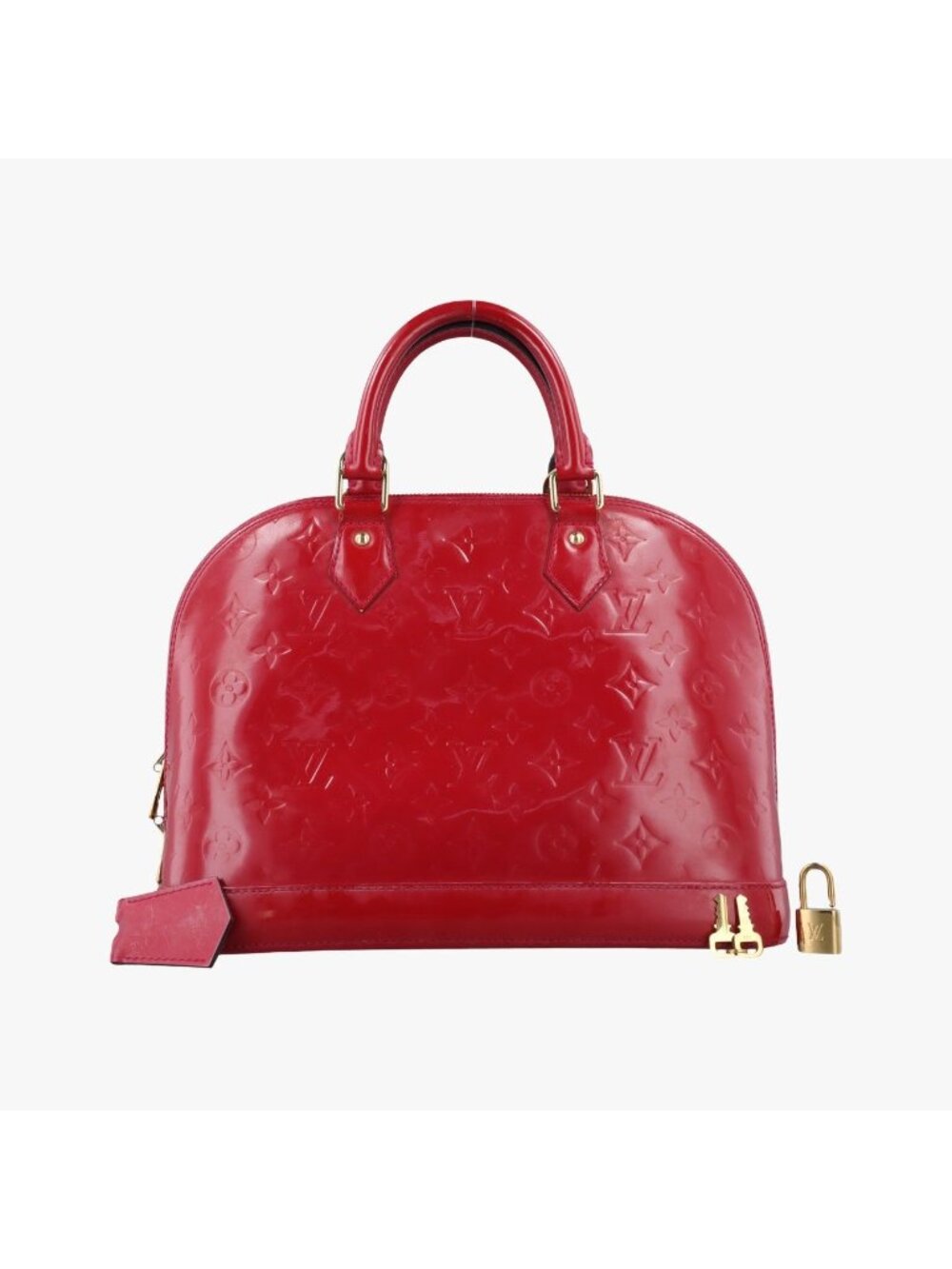 Louis Vuitton Alma PM Pomme D'amour Vernis Handbag